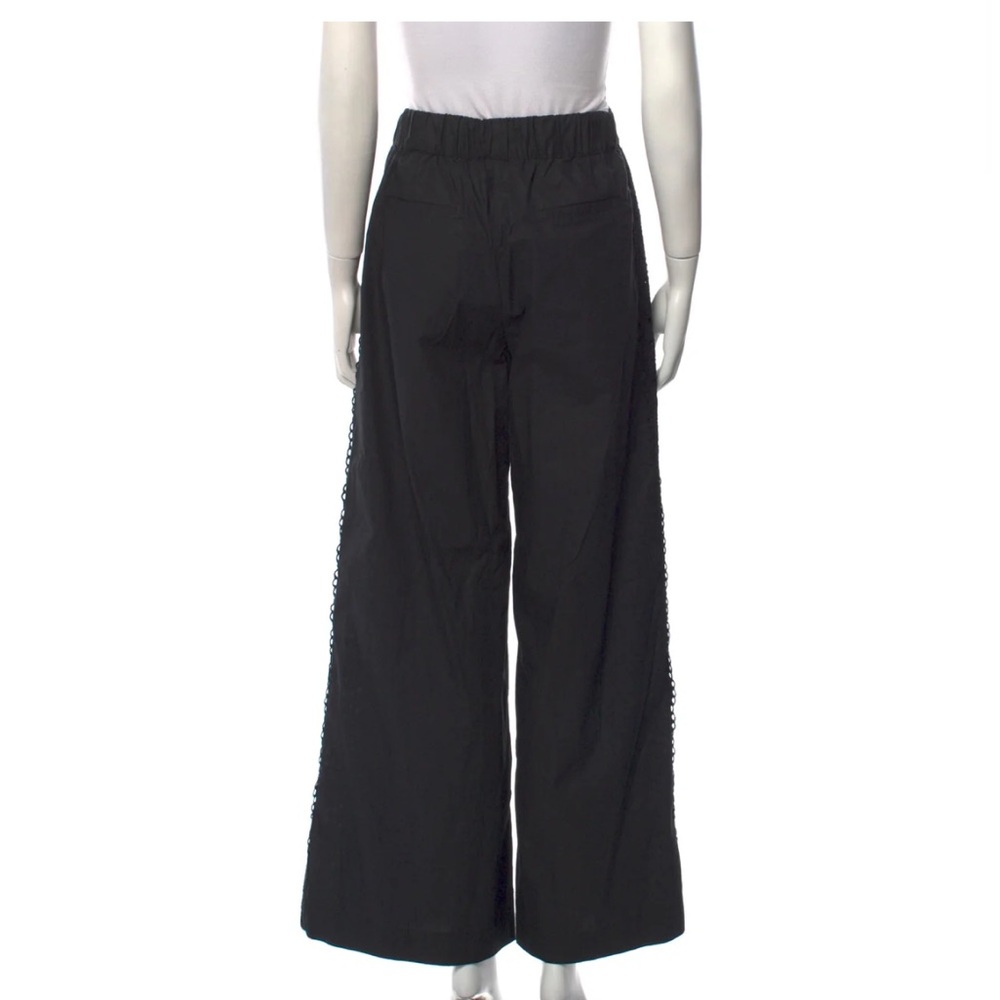 Sea New York Maeve Black Cotton Open Embroidered Side Panel Pants Women’s XS - Picture 8 of 8